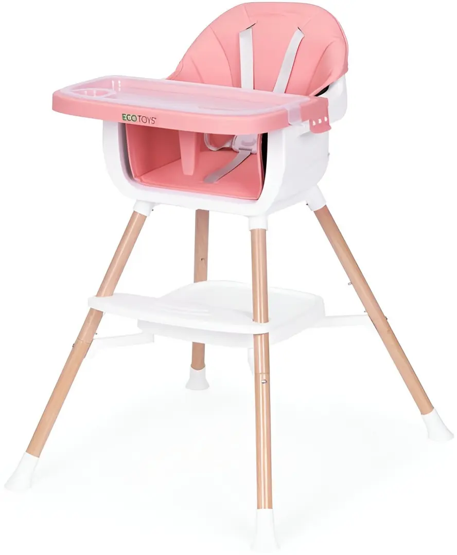 Scaun pentru hranire 2in1 Ecotoys HC508 (Pink)