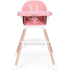 Scaun pentru hranire 2in1 Ecotoys HC508 (Pink)