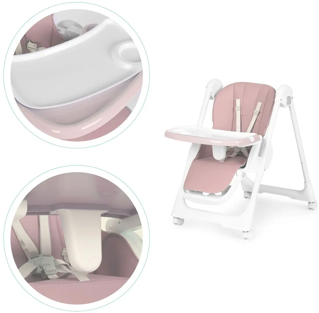 Scaun pentru hranire Ecotoys HA-013 (Pink)