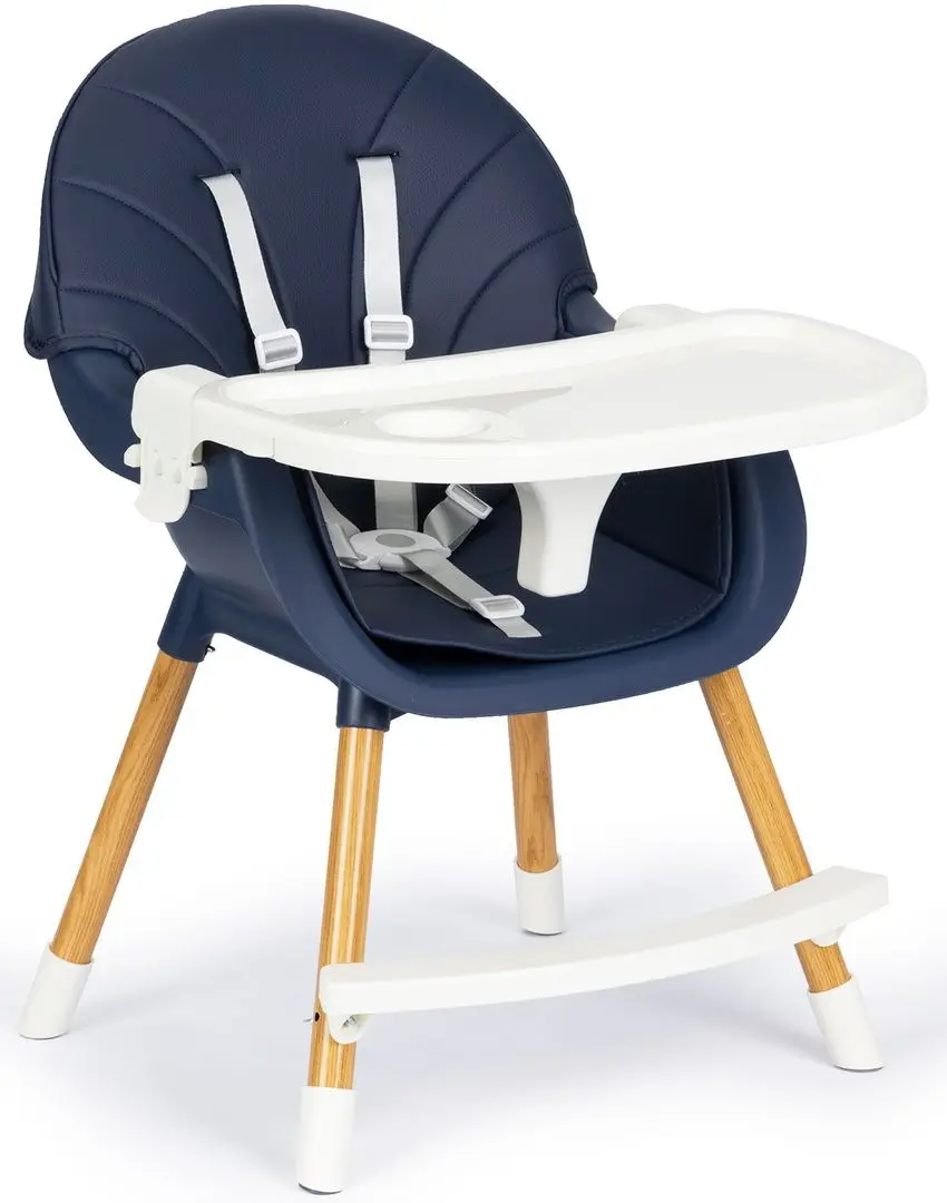 Стульчик для кормления 2в1 Ecotoys HA-004 (Dark Blue) - 5