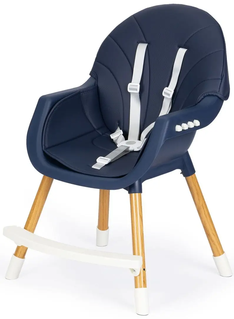 Стульчик для кормления 2в1 Ecotoys HA-004 (Dark Blue) - 6