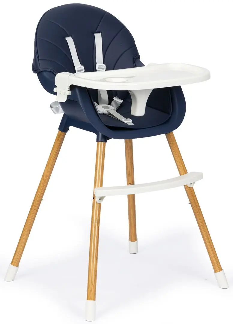 Стульчик для кормления 2в1 Ecotoys HA-004 (Dark Blue)