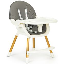 Стульчик для кормления 2в1 Ecotoys HA-004 (Grey) Thumb