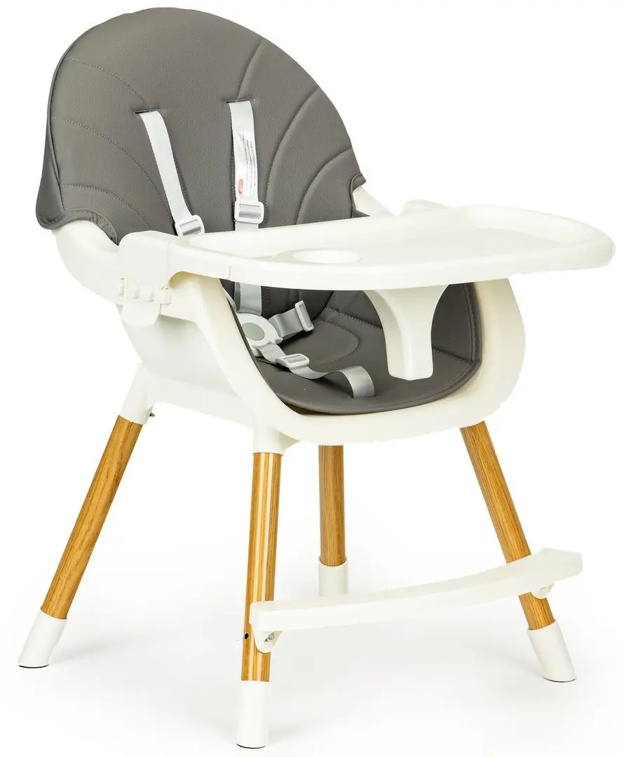 Стульчик для кормления 2в1 Ecotoys HA-004 (Grey)