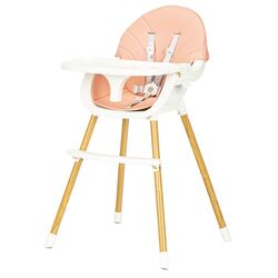 Scaunel pentru hranire 2in1 Ecotoys HA-004 (Pink)