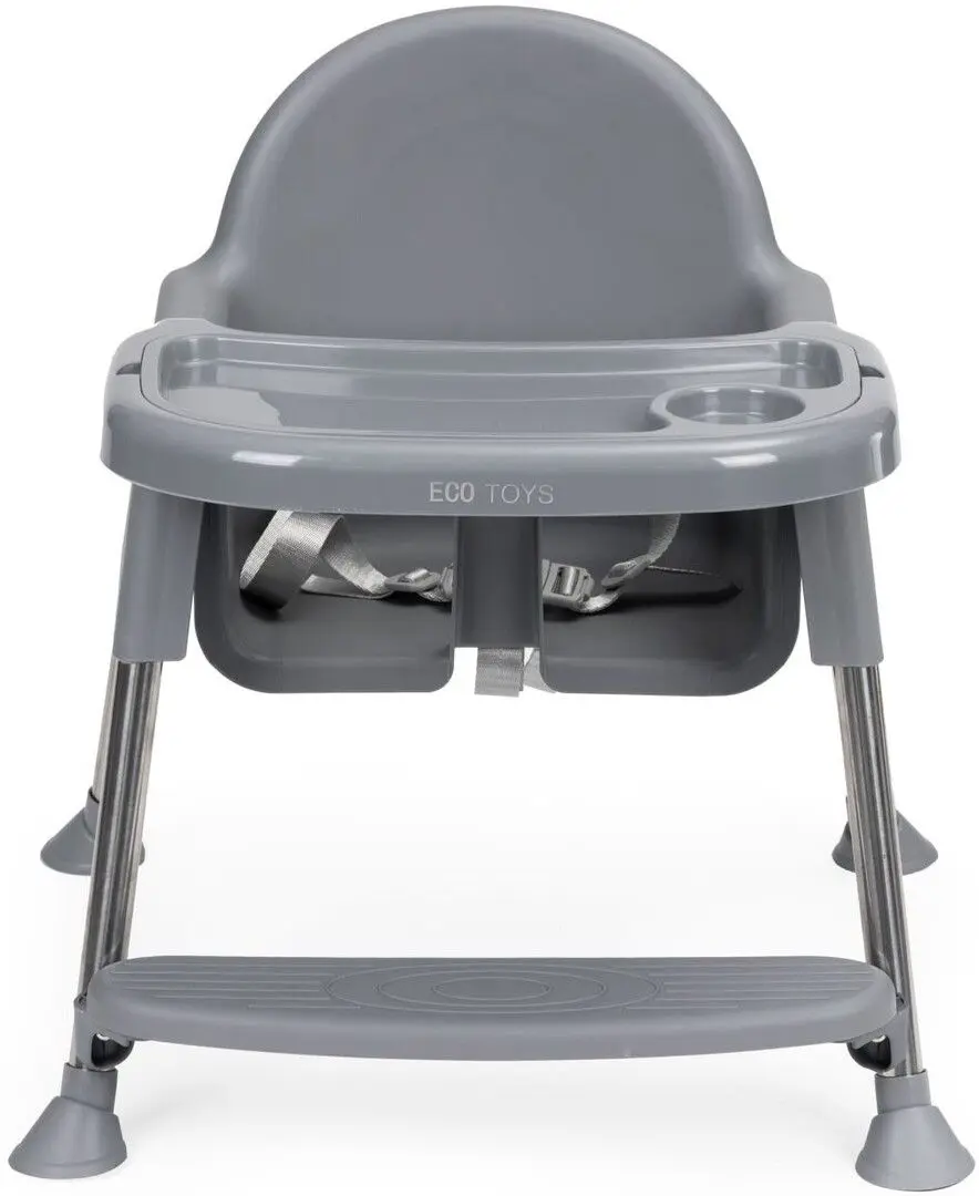 Scaun pentru hranire 2in1 Ecotoys HC-135 (Grey)