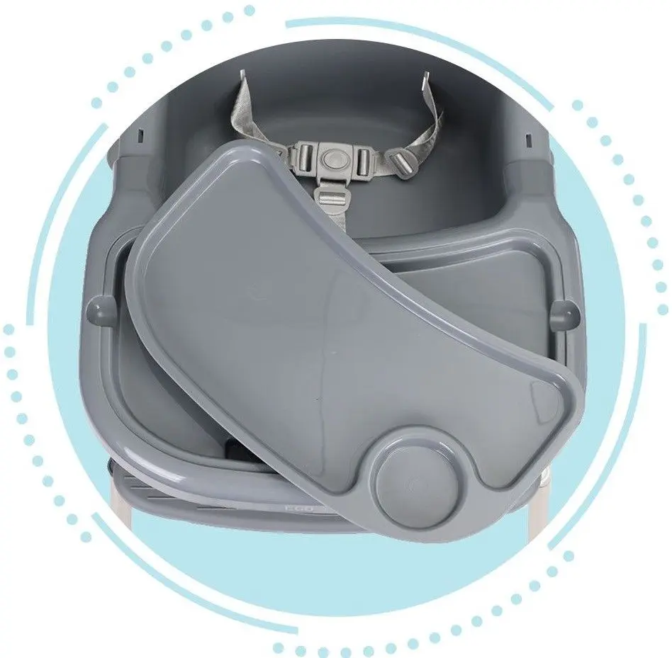 Scaun pentru hranire 2in1 Ecotoys HC-135 (Grey)