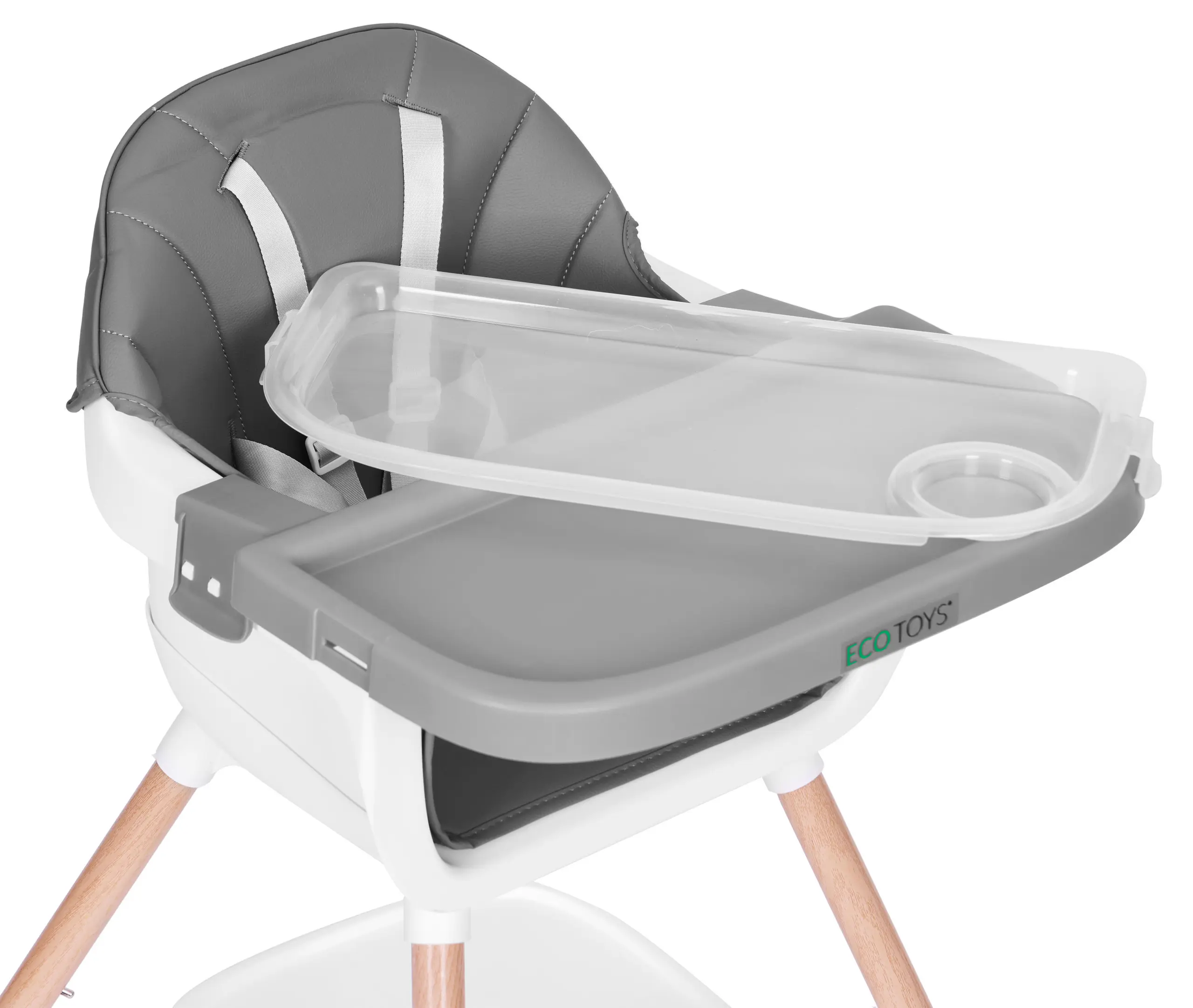 Стульчик для кормления 2в1 ECOTOYS HC508 (Grey) - 3