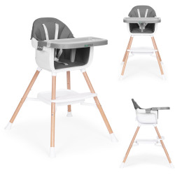 Стульчик для кормления 2в1 ECOTOYS HC508 (Grey) Thumb