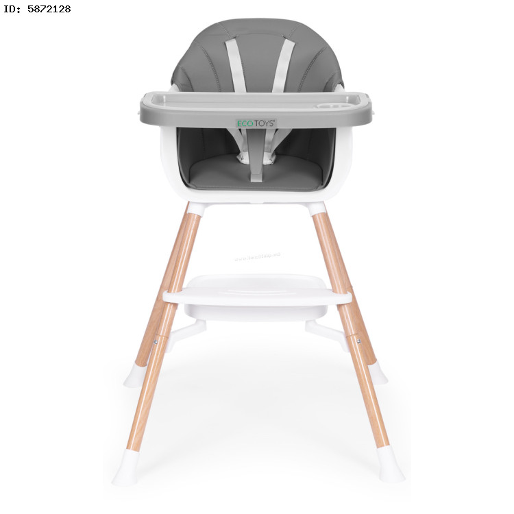 Scaunel pentru hranire 2in1 ECOTOYS HC508 (Grey)