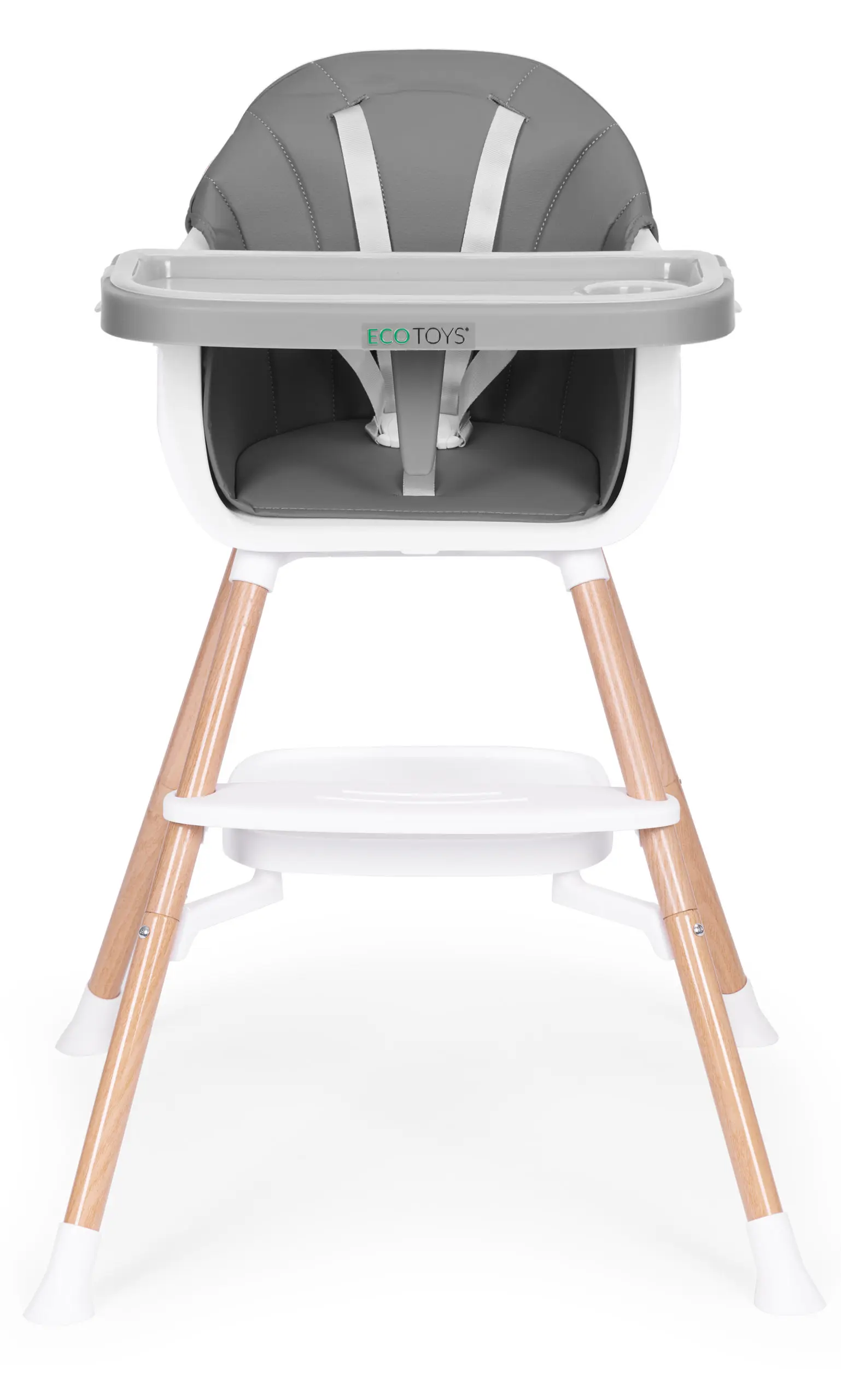 Стульчик для кормления 2в1 ECOTOYS HC508 (Grey)