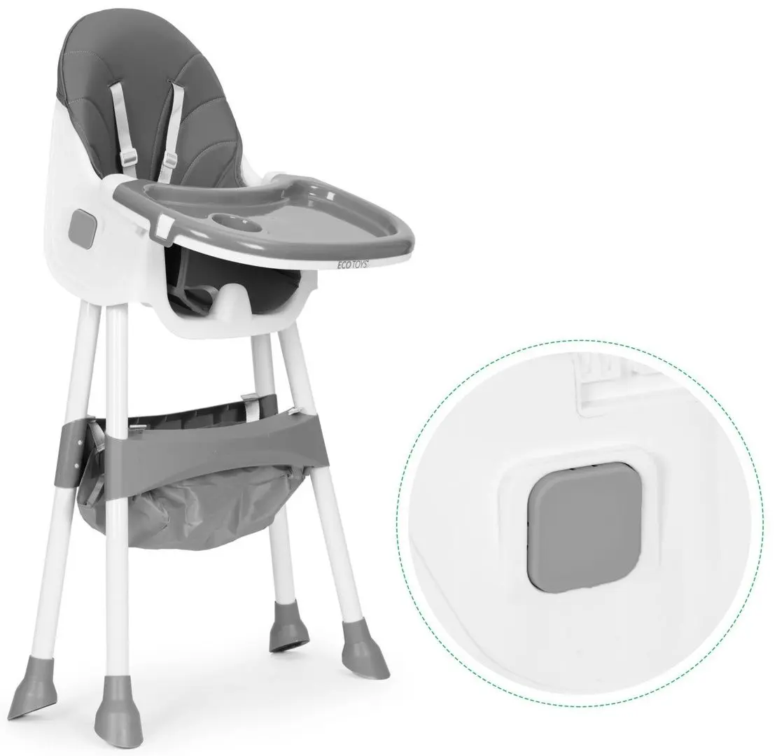Scaun pentru hranire Ecotoys HC521 (Grey)