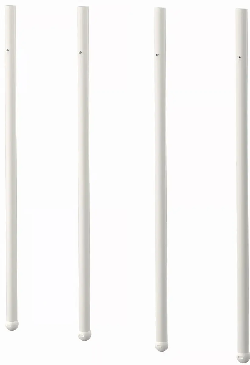 Scaun pentru hranire Ikea Antilop inalt/cu tava (Alb)