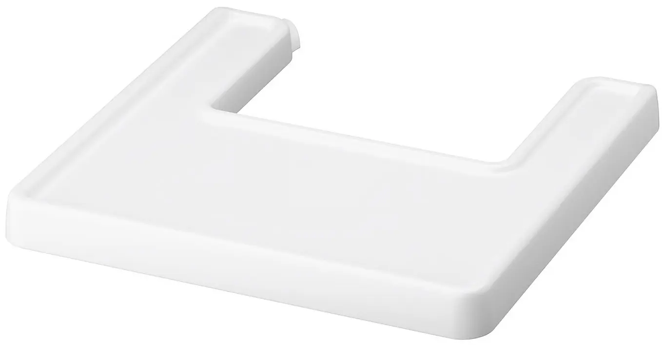 Scaun pentru hranire Ikea Antilop inalt/cu tava (Alb)