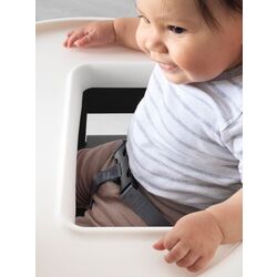 Scaun pentru hranire Ikea Blames inalt/cu tava (Negru/Alb) Thumb