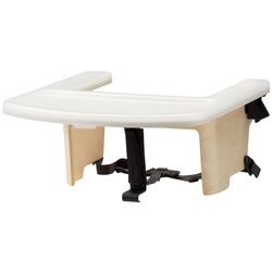 Стульчик для кормления Ikea Graval высокий/с поддоном (Береза/Белый/Черный) Thumb