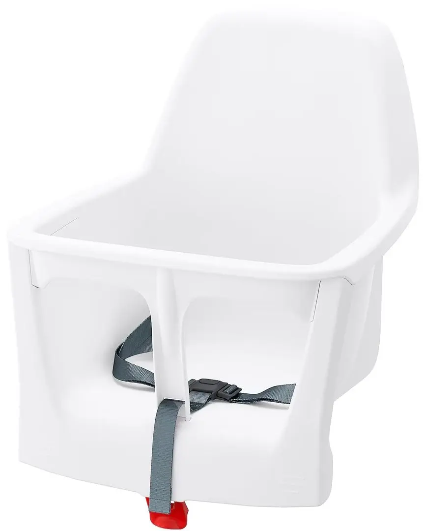 Scaun pentru hranire Ikea Langur inalt/cu tava (Alb) - 12