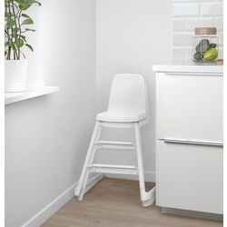 Scaun pentru hranire Ikea Langur inalt/cu tava (Alb) Thumb