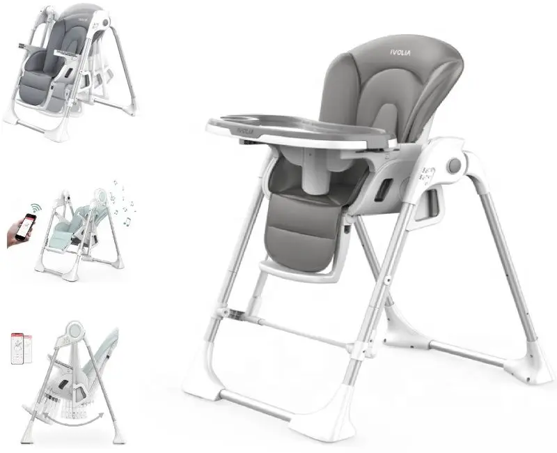 Стульчик для кормления Ivolia S23 (Gray)