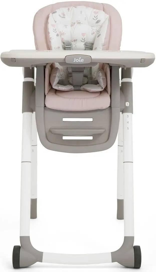 Стульчик для кормления 6в1 Joie Multiply Flowers Forever (Pink/Grey) - 2