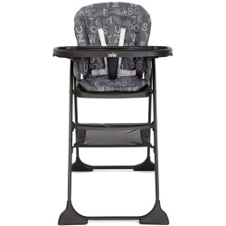 Scaun pentru hranire Joie Mimzy Snacker (ABC Charcoal) Thumb