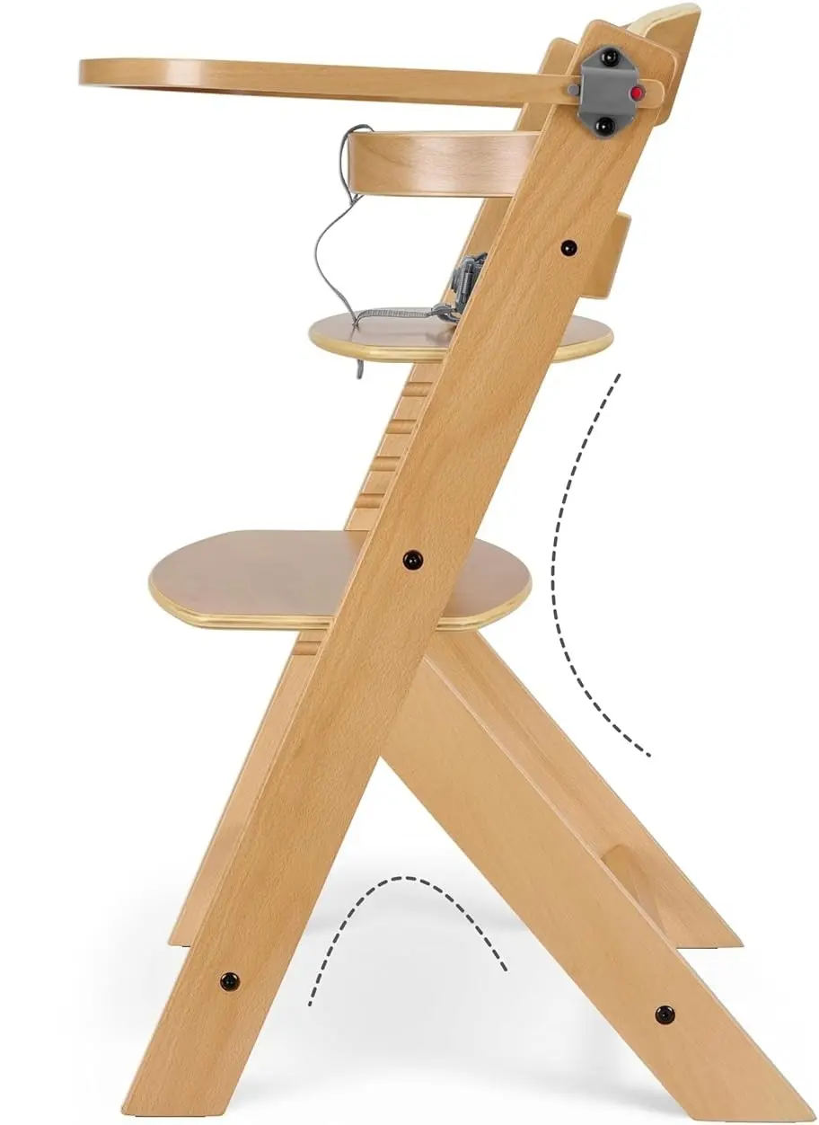 Стул для кормления KikkaBoo Nordy (Wood) - 3