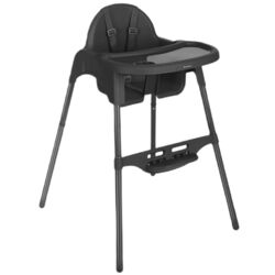 Scaun pentru hranire 2in1 Kikka Boo Jammy (Black)