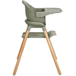 Scaun pentru hranire 6in1 Kikka Boo Woody (Army Green) Thumb