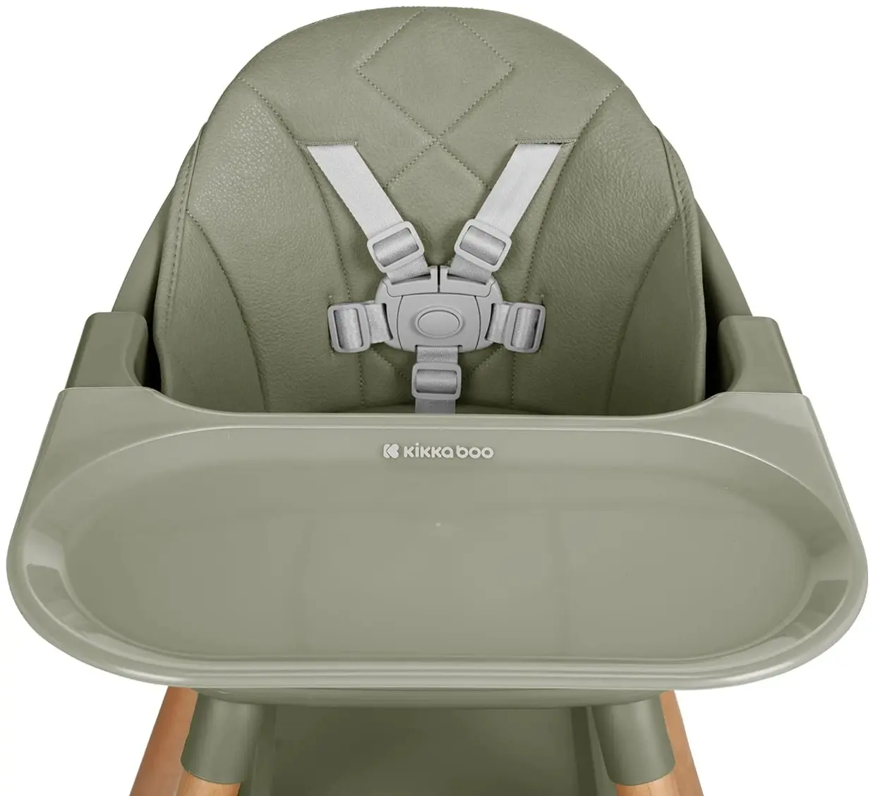 Scaun pentru hranire 6in1 Kikka Boo Woody (Army Green)