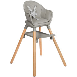 Scaun pentru hranire 6в1 Kikka Boo Woody (Grey) Thumb