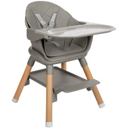 Scaun pentru hranire 6в1 Kikka Boo Woody (Grey) Thumb