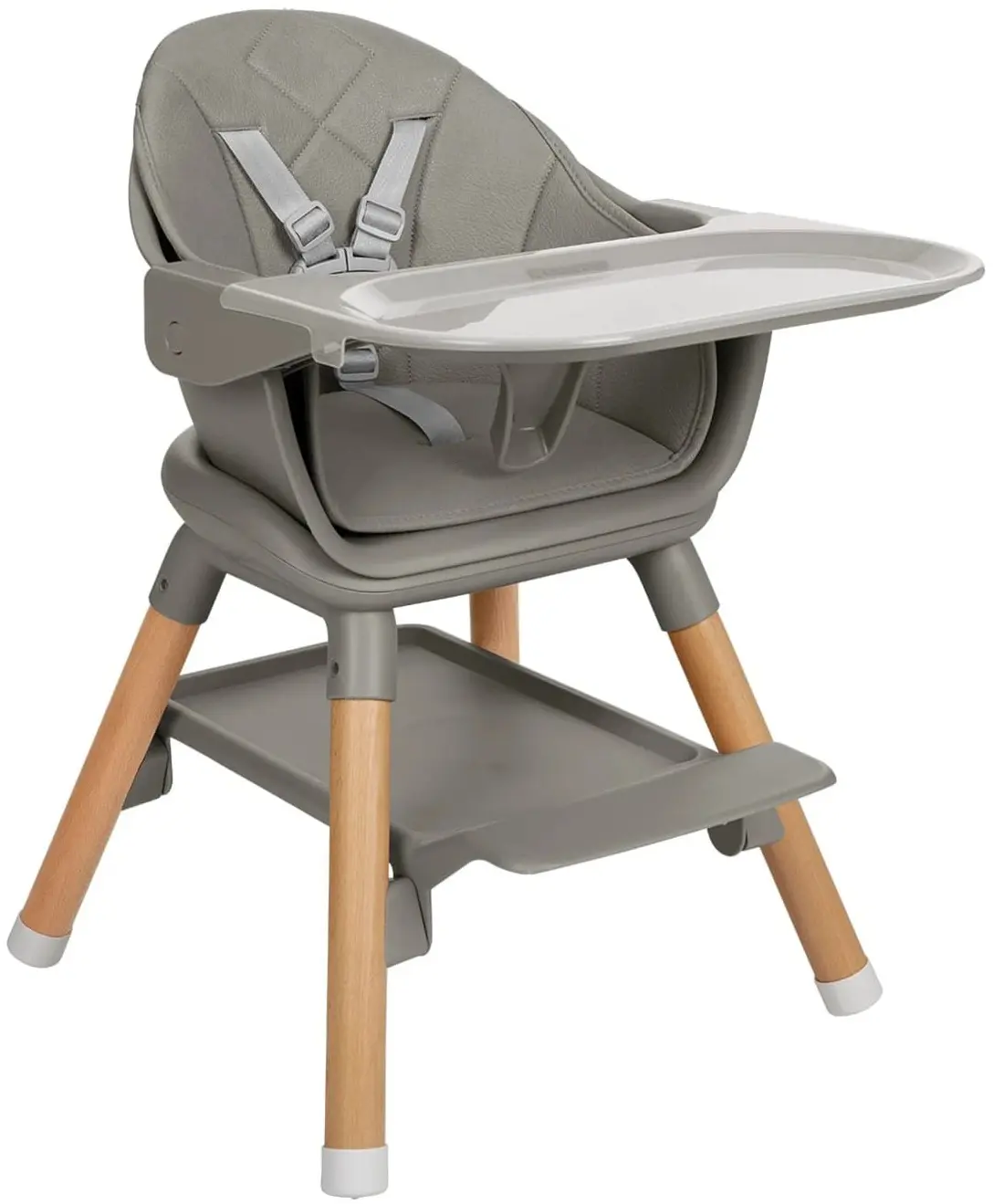 Scaun pentru hranire 6в1 Kikka Boo Woody (Grey)