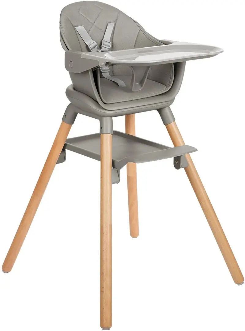 Scaun pentru hranire 6в1 Kikka Boo Woody (Grey)