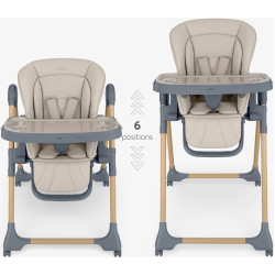 Scaun pentru hranire Kikka Boo Olive 2 (Beige/Gray) Thumb