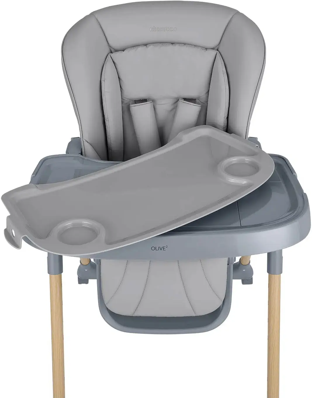 Scaun pentru hranire Kikka Boo Olive 2 (Grey) - 6