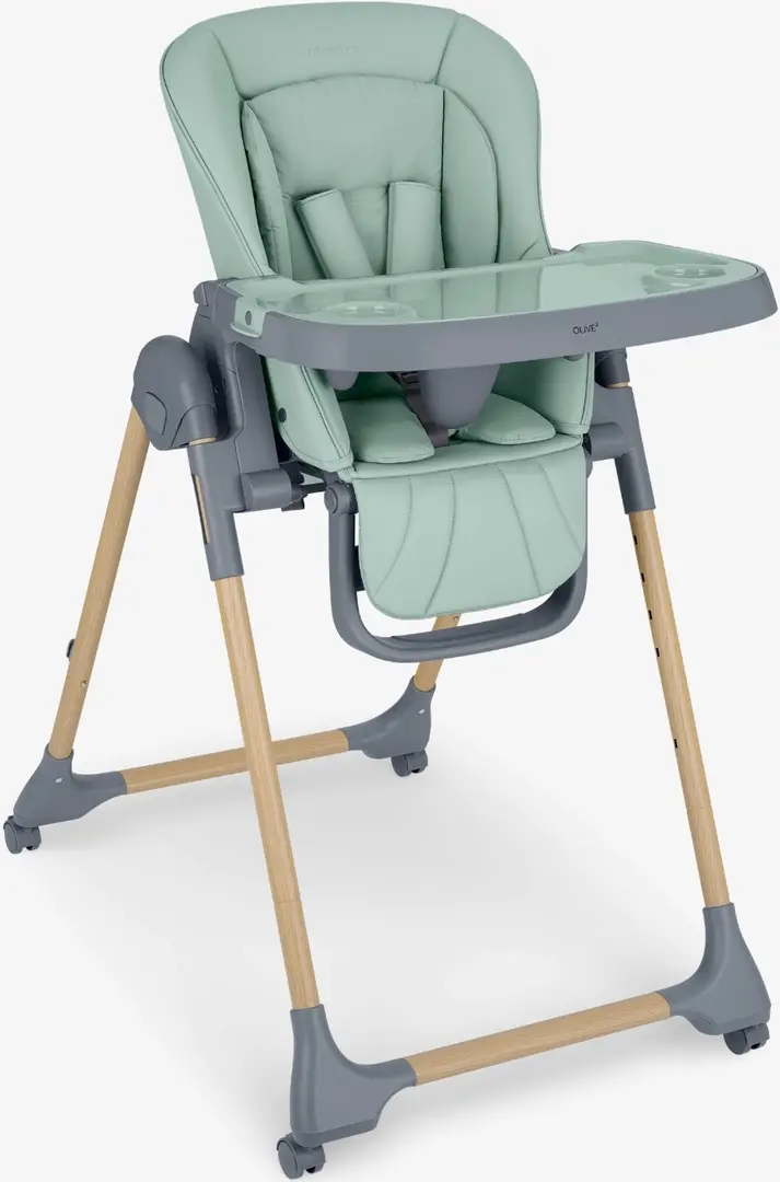 Scaun pentru hranire Kikka Boo Olive 2 (Mint/Gray)