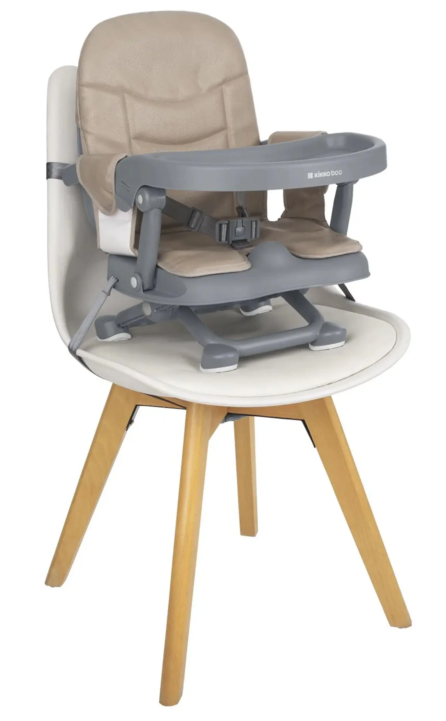 Scaun pentru hranire Kikka Boo Pappo (Beige) - 3