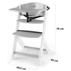 Scaun pentru hranire KinderKraft Enock (Wood/White) Thumb