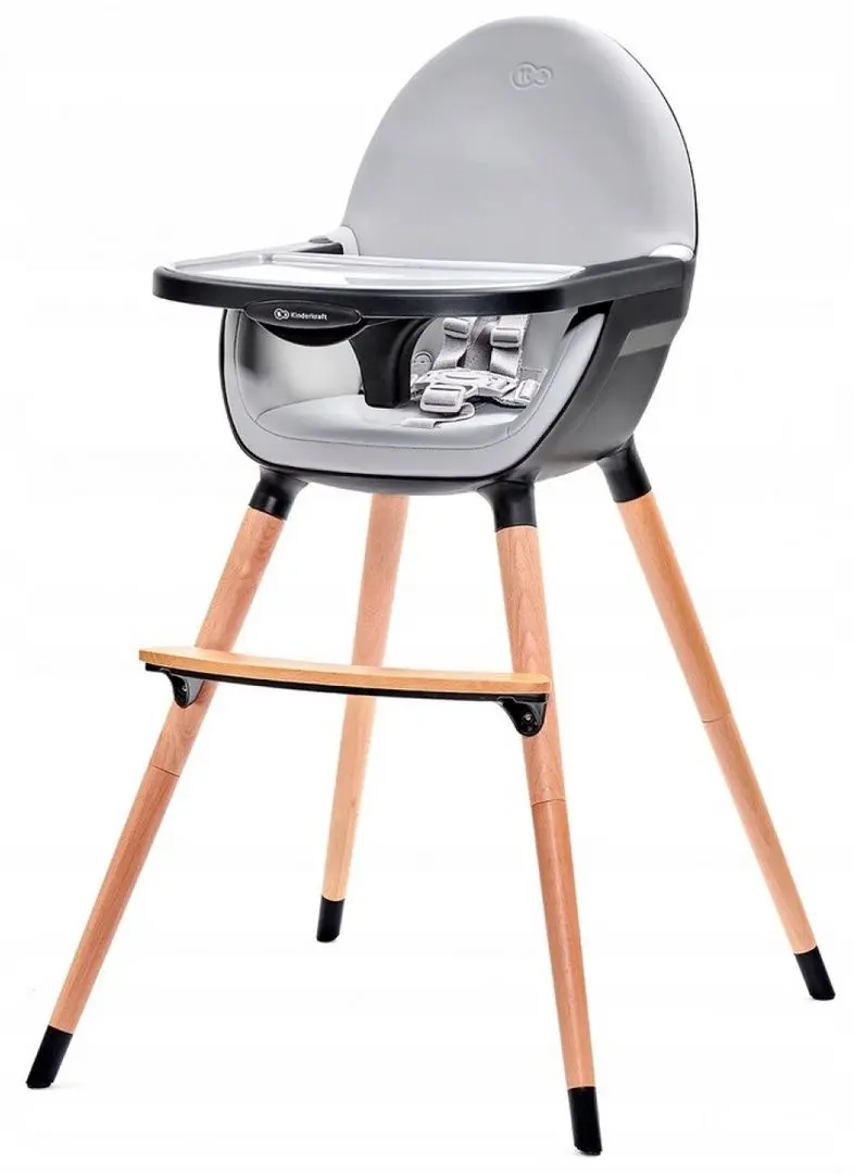 Стульчик для кормления 2в1 Kinderkraft Fini (Black)