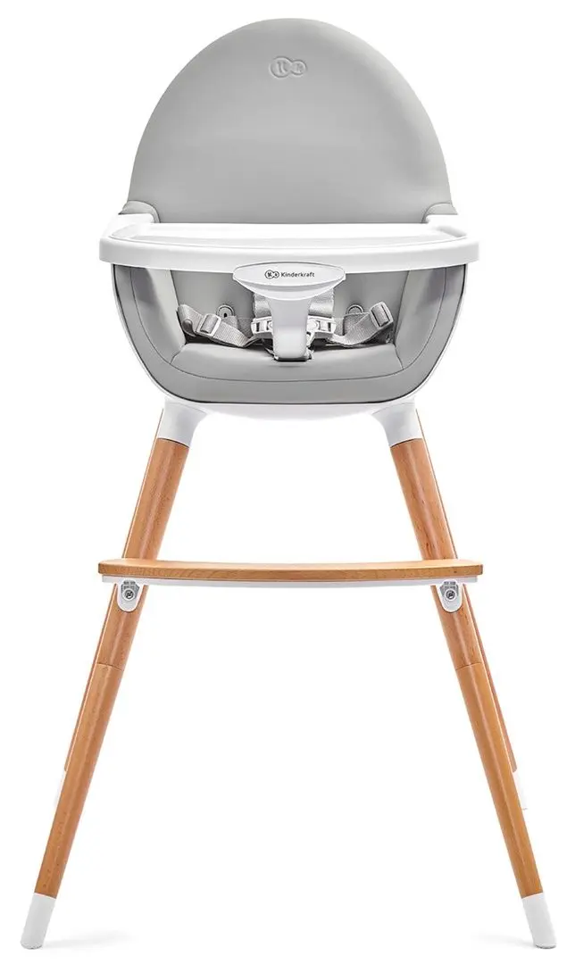 Scaun pentru hranire 2in1 Kinderkraft Fini (Grey)