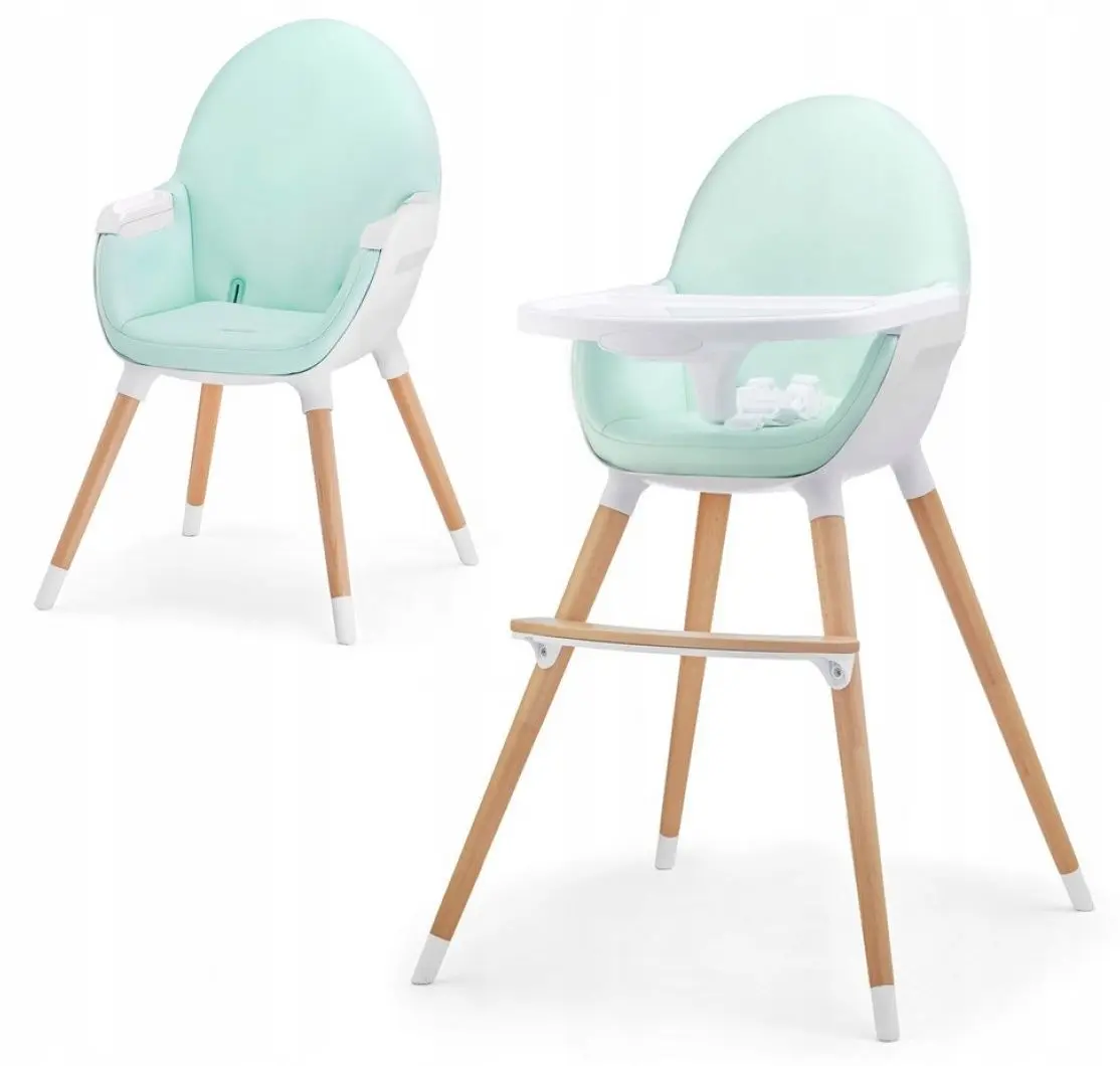 Scaun pentru hranire 2in1 Kinderkraft Fini (Mint)