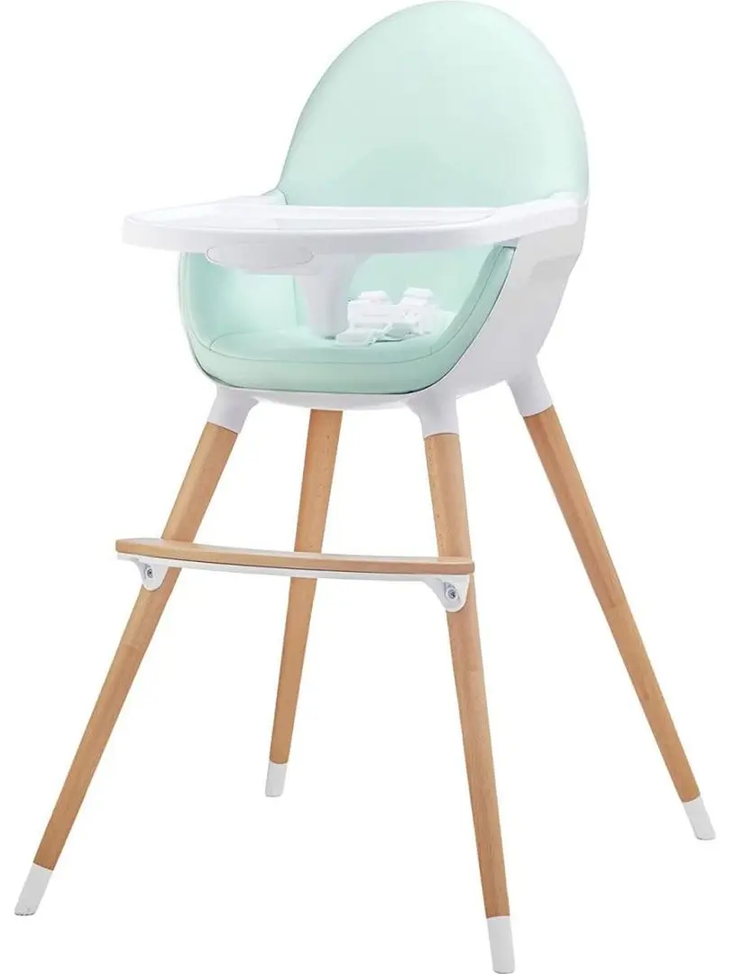 Scaun pentru hranire 2in1 Kinderkraft Fini (Mint)