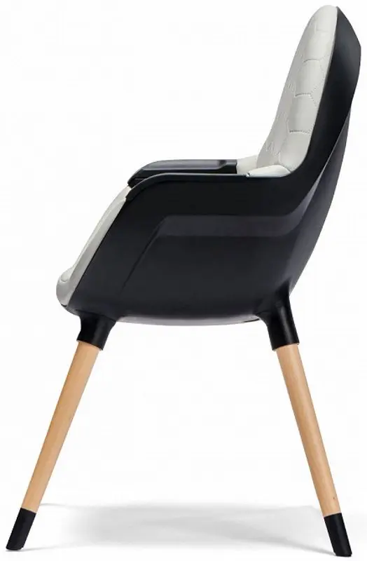 Стульчик для кормления 2в1 Kinderkraft Finix Ecru (Black/Beige) - 7