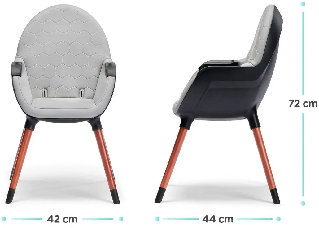 Стульчик для кормления 2в1 Kinderkraft Finix (Grey/Brown) - 8