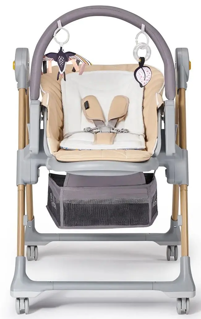 Scaun pentru hranire 2in1 Kinderkraft Lastree KHLAST00BEGW000 (Brown) - 3