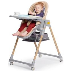 Scaun pentru hranire 2in1 Kinderkraft Lastree KHLAST00BEGW000 (Brown) Thumb