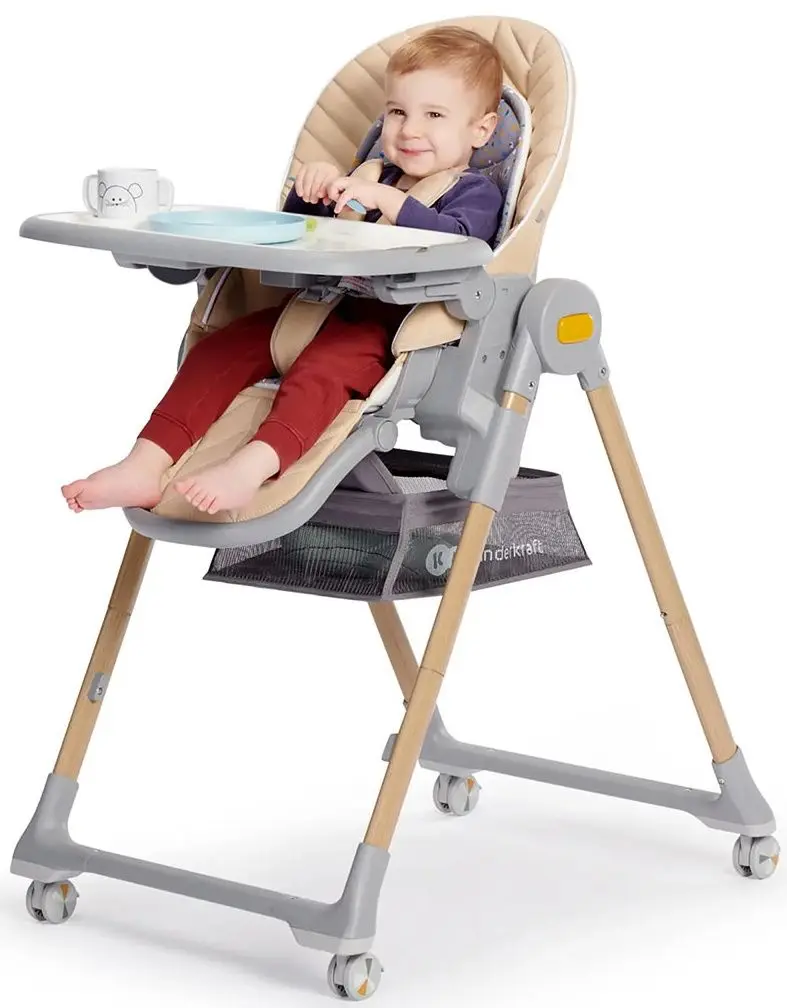 Scaun pentru hranire 2in1 Kinderkraft Lastree KHLAST00BEGW000 (Brown) - 9