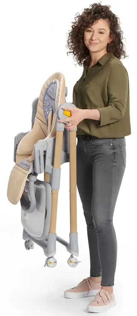 Scaun pentru hranire 2in1 Kinderkraft Lastree KHLAST00BEGW000 (Brown) - 10