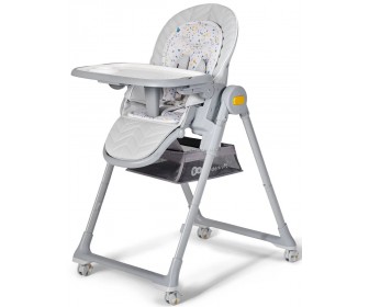 Scaun pentru hranire  2in1 Kinderkraft Lastree KHLAST00GRY0000 (Gray)