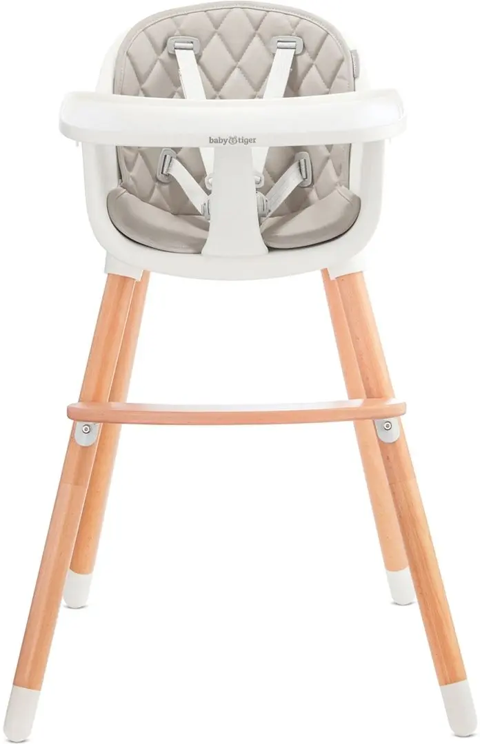 Scaun pentru hranire 2in1 KinderKraft Sienna (Gray/White) - 2